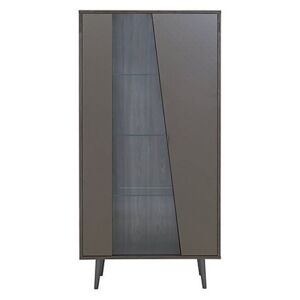 ALF - Trillo 2 Door Curio Display Cabinet - Grey