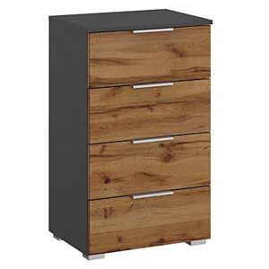 Rauch - Indiana 4 Drawer Narrow Chest of Drawers - Brown