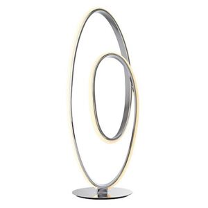 Alya Hooped Table Lamp - Silver