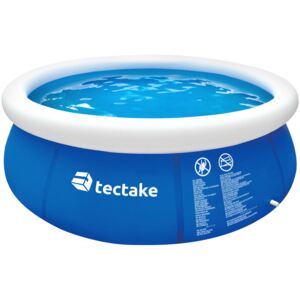 Tectake 402897 inflatable pool ø 240 x 63 cm - blue