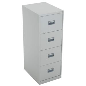 Value Line Metal Filing Cabinet, Grey
