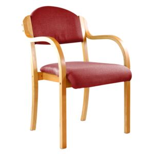 Verve Stacking Armchairs, Burgundy