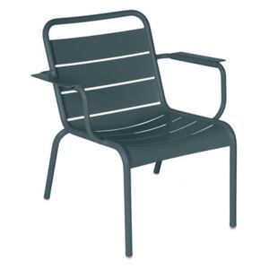 Luxembourg Lounge armchair - / Low seat by Fermob Grey