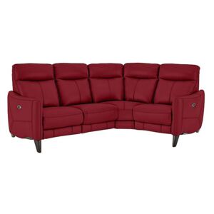 Compact Collection Petit Leather Power Recliner Corner Sofa- World of Leather