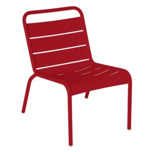 Luxembourg Lounge chair - / Low seat by Fermob Red