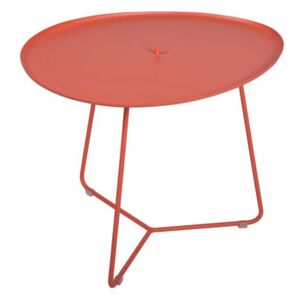 Cocotte Coffee table - / L 55 x H 43.5 cm - Detachable table top by Fermob Red/Orange