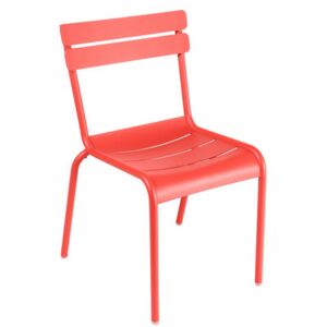 Luxembourg Stacking chair - Metal by Fermob Red