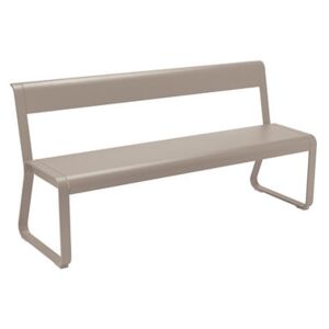 Bellevie Bench with backrest - L 161 cm / 4 persons by Fermob Beige