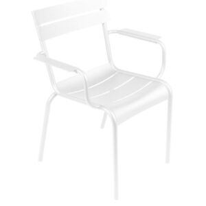 Luxembourg Stackable armchair by Fermob White
