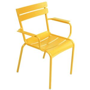 Luxembourg Stackable armchair by Fermob Yellow