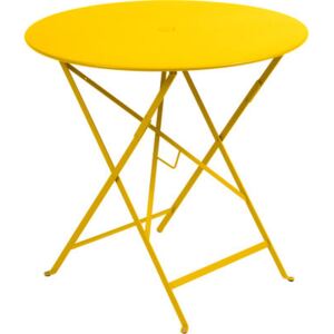 Bistro Foldable table by Fermob Yellow