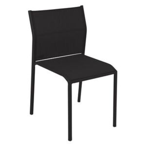Cadiz Stacking chair - / Cloth by Fermob Black