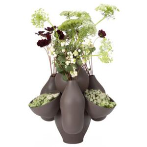 Allpa Vase - / Ø 40 x H 40 cm - Ceramic by Moustache Grey