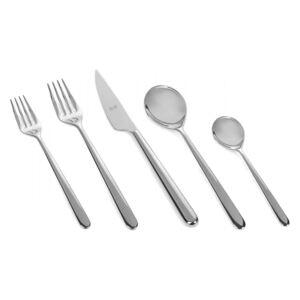 LINEA CUTLERY 24-PIECE SET - Polished stainless steel