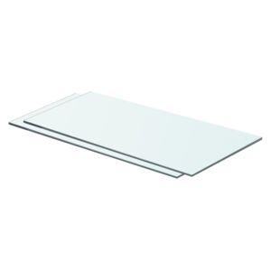 VidaXL Shelves 2 pcs Panel Glass Clear 60x25 cm