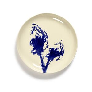 Feast Dessert plate - Small / Ø 19 cm by Serax White/Blue