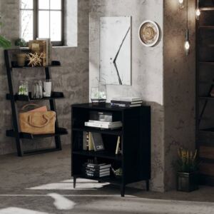 VidaXL Sideboard High Gloss Black 57x35x70 cm Chipboard