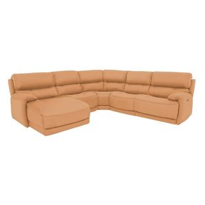 Link Leather Corner Chaise Power Sofa