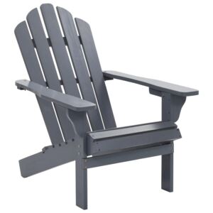 VidaXL Garden Chair Wood Grey