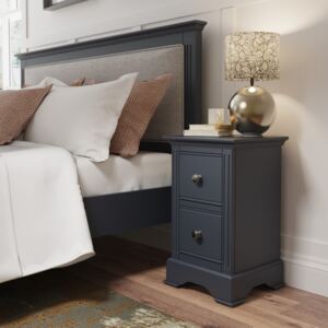 Banbury Midnight Grey Painted Small Bedside Table