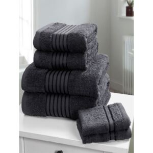 Windsor 6 Piece Towel Bale Grey