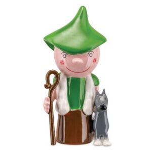 Pastorello Christmas crib figure - / Hand-painted porcelain by A di Alessi Multicoloured