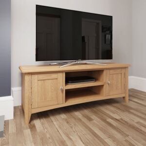 Guildford Solid Oak Large TV Unit