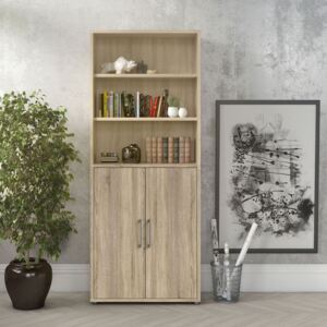 Prima Oak 2 Doors Cabinet With 5 Shelves