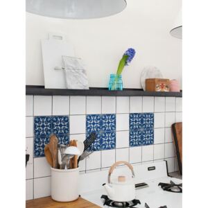 Tile decals Blue Morocco