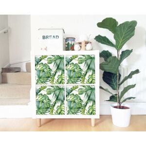 Ikea Kallax Decals Tropical Exotic Leaves
