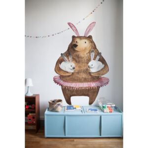 Wall decals Bear and Bunnies