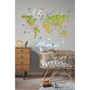 Wall decals World Map for Children