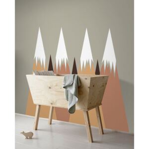 Wall decals Brown Mountains