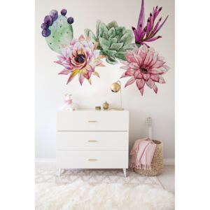 Wall decals Watercolor Cactis