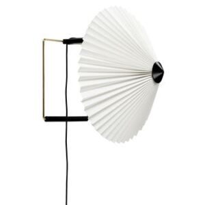 Matin Small Wall light with plug - / LED - Ø 30 cm by Hay White