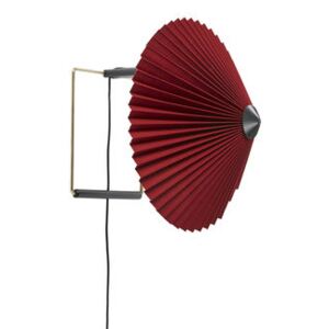 Matin Small Wall light with plug - / LED - Ø 30 cm by Hay Red
