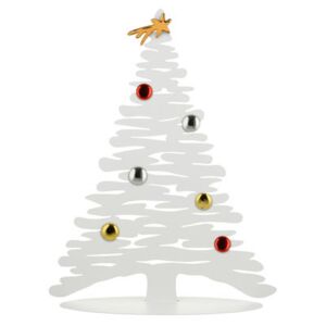 Bark Tree Christmas decoration - / Christmas tree with coloured magnets - H 45 cm by Alessi White