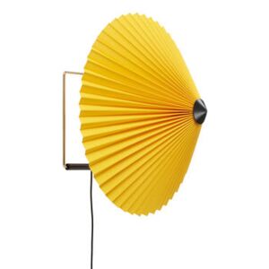 Matin Large Wall light with plug - / LED - Ø 38 cm by Hay Yellow