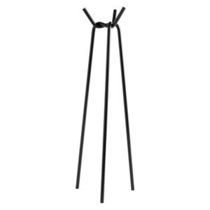 Knit Coat stand - / Steel - H 161 cm by Hay Black