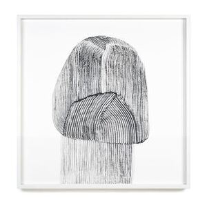 Ronan Bouroullec - Drawing 9 Framed poster - / 70 x 70 cm by The Wrong Shop Black