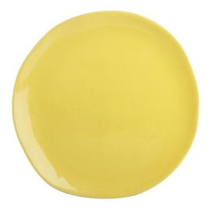 Plate - / Porcelain - Ø 22 cm by & klevering Yellow