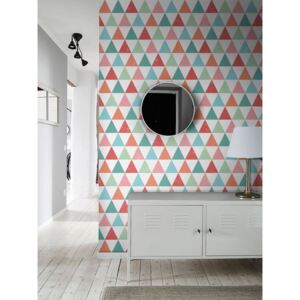 Wallpaper Colorful Triangles