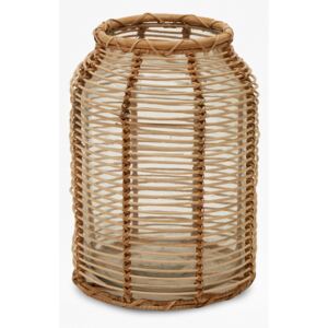 Large Cane Glass Vase - natural