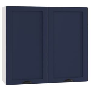 FURNITOP Upper Cabinet ADELE W80 navy blue