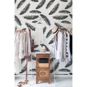 Wallpaper Feathers In Boho Style