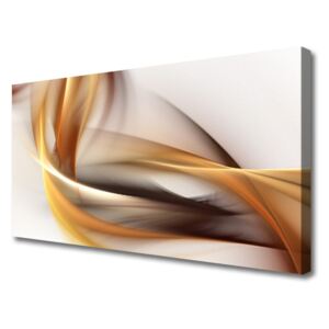 Canvas Wall art Abstract Art Yellow Brown Grey White