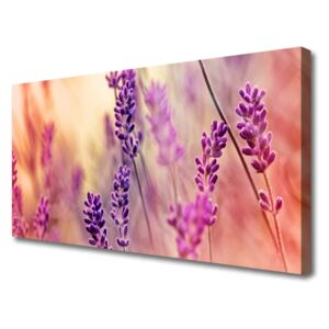 Canvas Wall art Flowers Floral Purple Pink