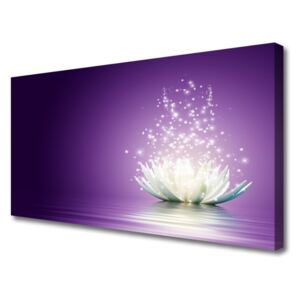 Canvas print Lotus Floral Purple