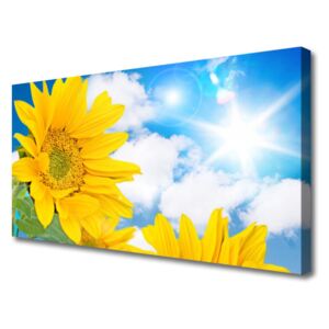 Canvas print Flowers Floral Yellow