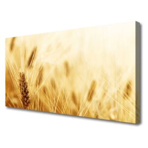 Canvas Wall art Wheat Floral Yellow